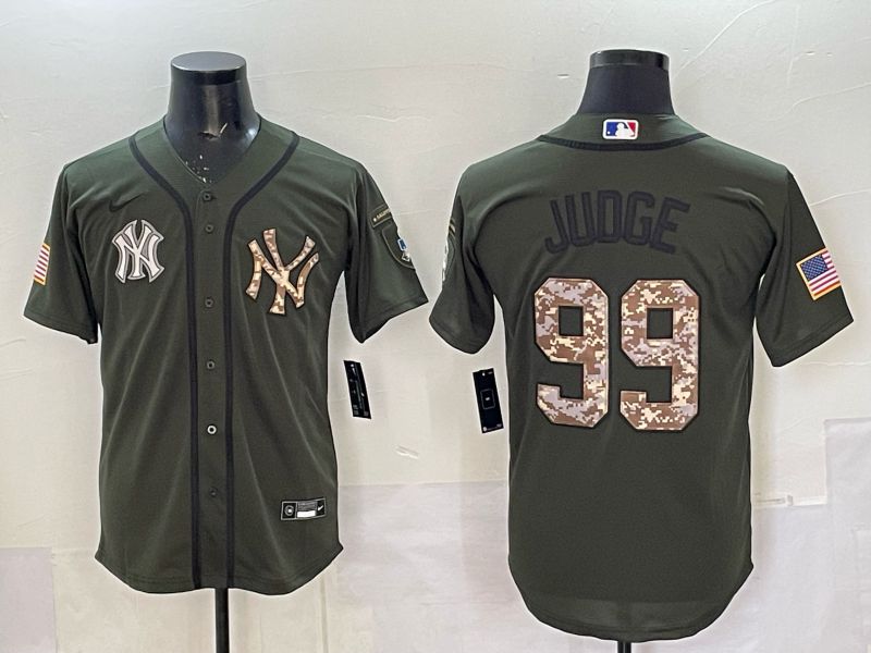 Men 2025 New York Yankees #99 Judge Green camo Nike MLB Jersey style 02->new york yankees->MLB Jersey